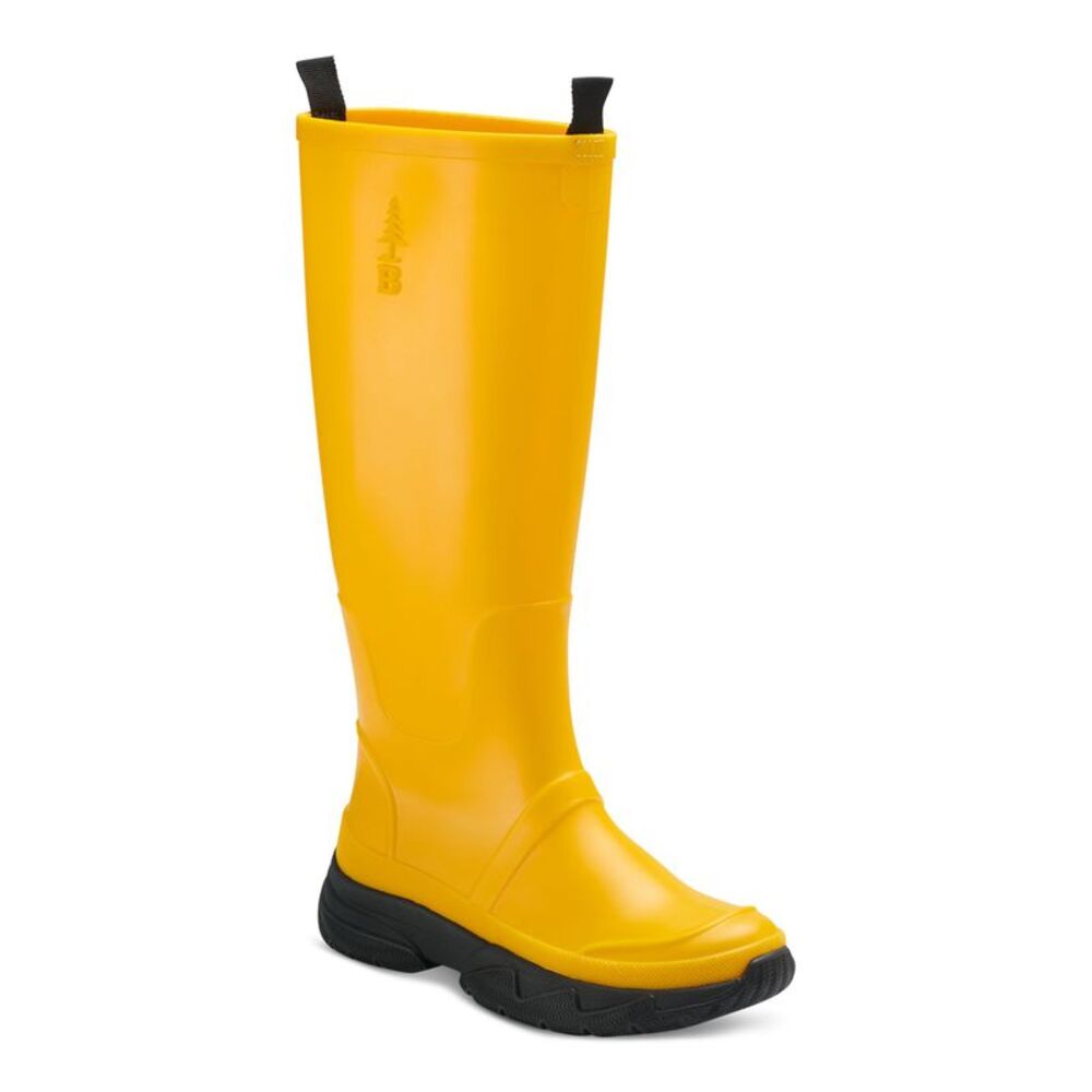 NWT BASS OUTDOOR Womens Gold Waterproof Field Round Toe Rain Boots 5 M